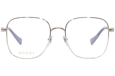 Gucci GG1144O 002 Eyeglasses Women's Silver Full .